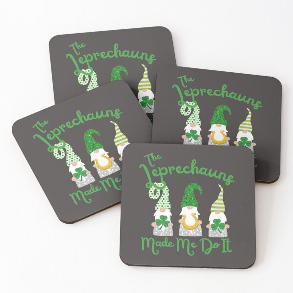 Aperçu de l'œuvre Les lutins m'ont fait le faire - Conception mignonne de la Saint-Patrick créée et vendue par Adonalyn.