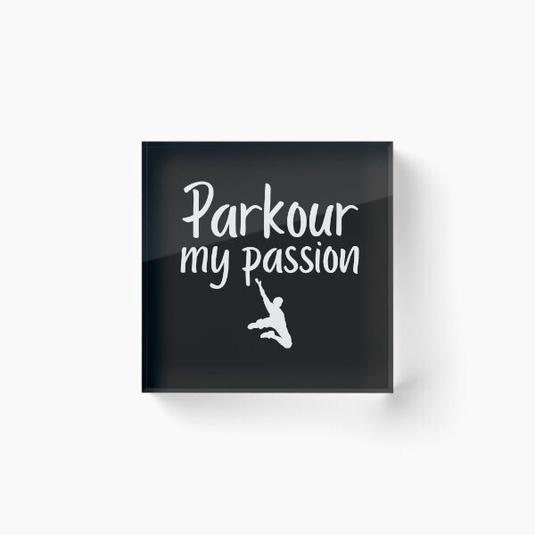 Item preview, Parkour my passion, traceur designed and sold by Smileycreation.