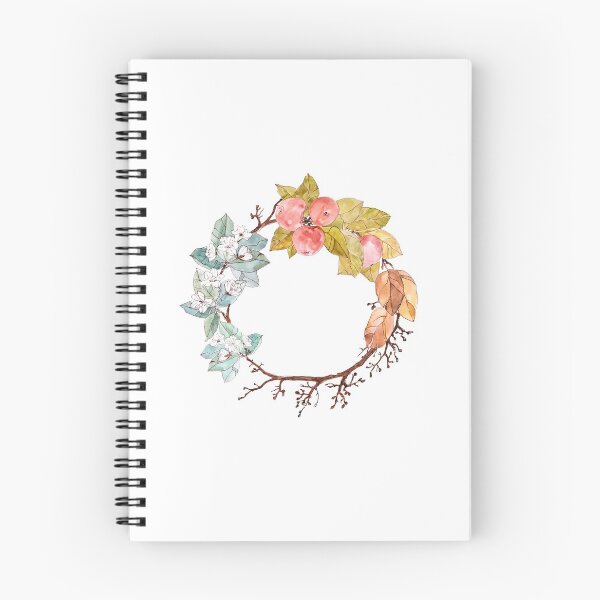 Item preview, Four seasons in the orchard. Apple tree wreath designed and sold by SpottedPilot.