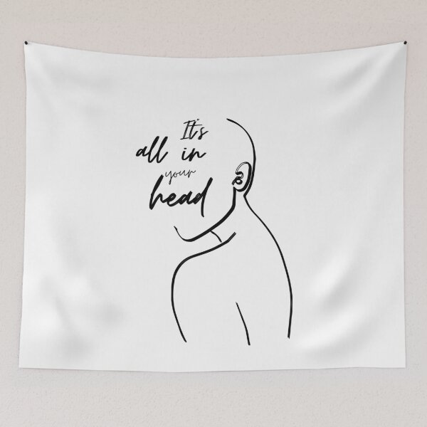 Item preview, It's All In Your Head - Abstract Woman Face designed and sold by M-Artie.