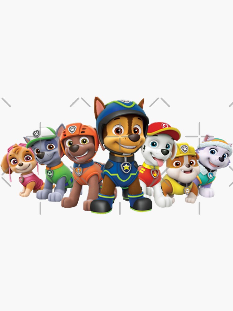 paw patrol chase Sticker for Sale by hnguyen22