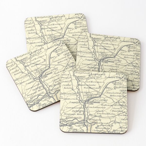 Item preview, EARLSTON & surrounding area map, 1898 designed and sold by yourscotborders.