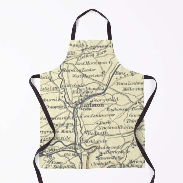 Item preview, EARLSTON & surrounding area map, 1898 designed and sold by yourscotborders.