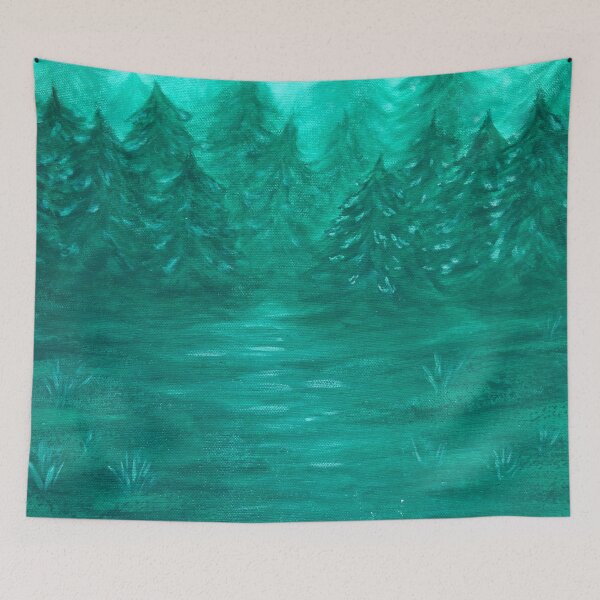 Item preview, Green woods painting designed and sold by Misschemical.