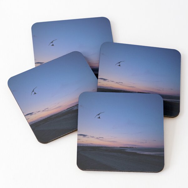 Item preview, Birds Flying Over Ryde At Sunset designed and sold by PowderLanePress.