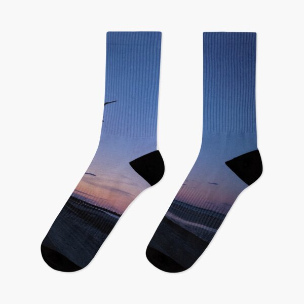 Item preview, Birds Flying Over Ryde At Sunset designed and sold by PowderLanePress.