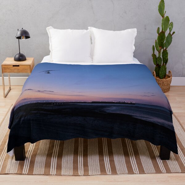 Item preview, Birds Flying Over Ryde At Sunset designed and sold by PowderLanePress.