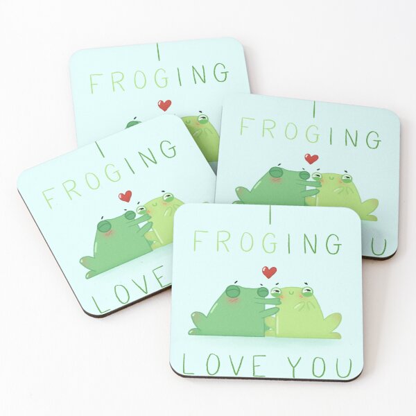 Item preview, Frog Valentine's card designed and sold by idunnio.