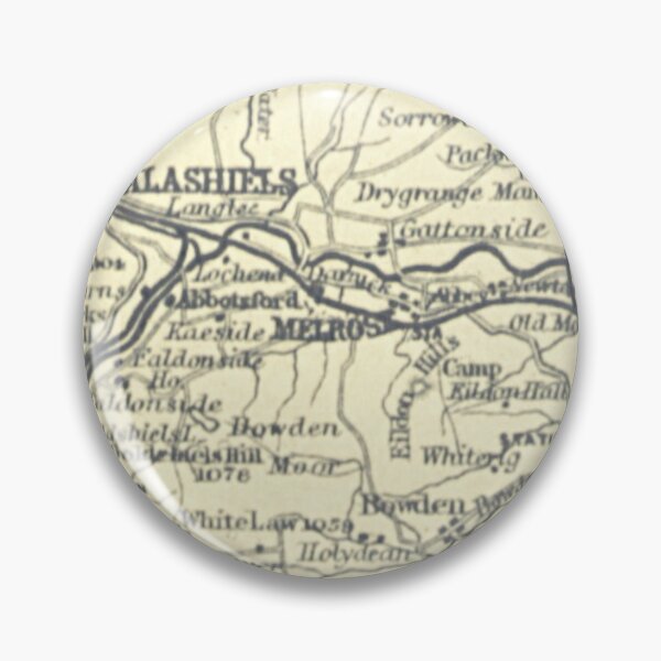 Item preview, MELROSE & surrounding area map, 1898 designed and sold by yourscotborders.