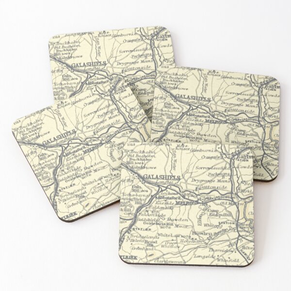 Item preview, MELROSE & surrounding area map, 1898 designed and sold by yourscotborders.