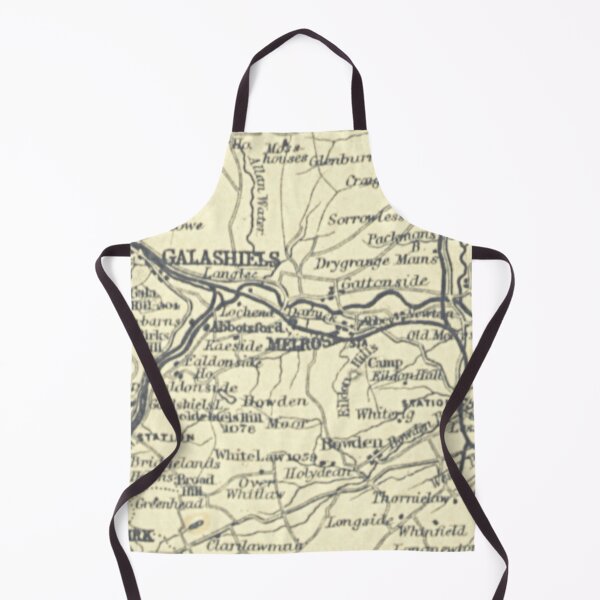 Item preview, MELROSE & surrounding area map, 1898 designed and sold by yourscotborders.