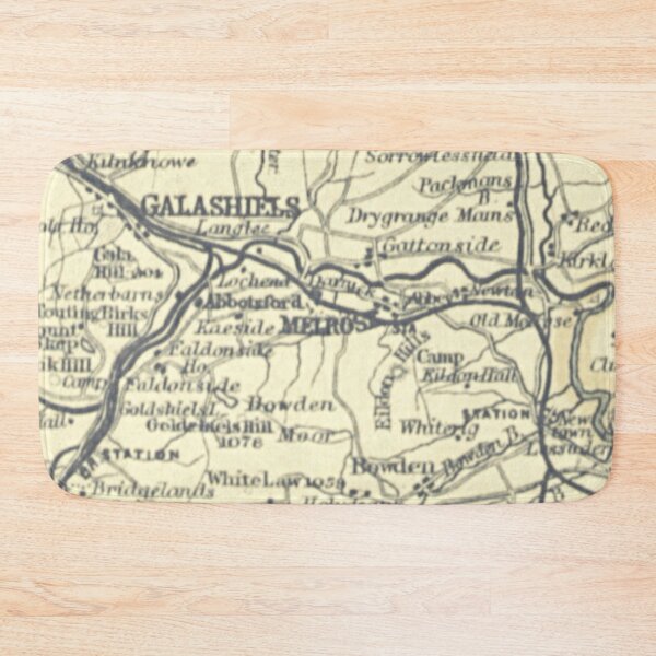 Item preview, MELROSE & surrounding area map, 1898 designed and sold by yourscotborders.