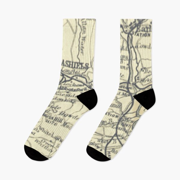 Item preview, MELROSE & surrounding area map, 1898 designed and sold by yourscotborders.