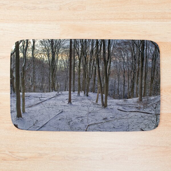 Item preview, Sunset in the winter forest designed and sold by frankuffmann.