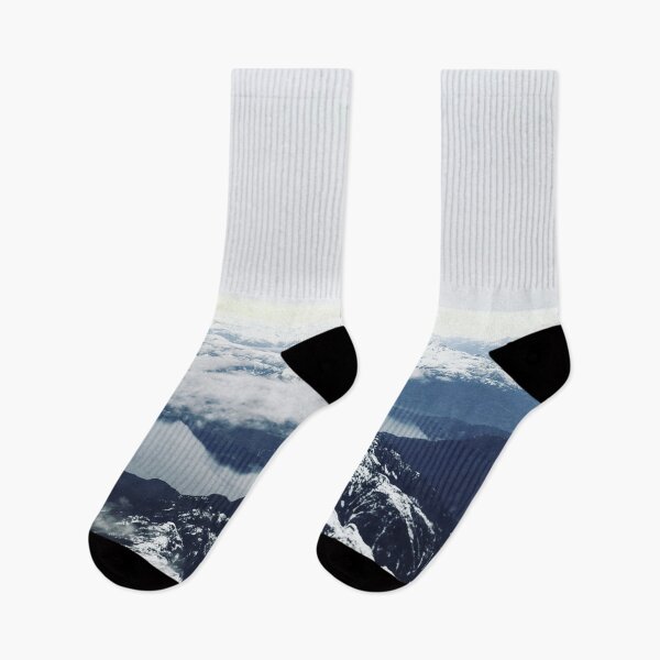 Item preview, Cool White Winter Mountains Clouds  designed and sold by lalashellsArt.