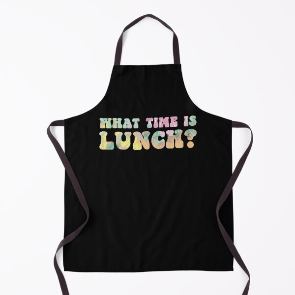 Item preview, What time is lunch? - Retro funky tie-dye text designed and sold by RoguePixel.