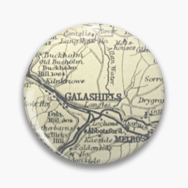Item preview, GALASHIELS & surrounding area map, 1898 designed and sold by yourscotborders.