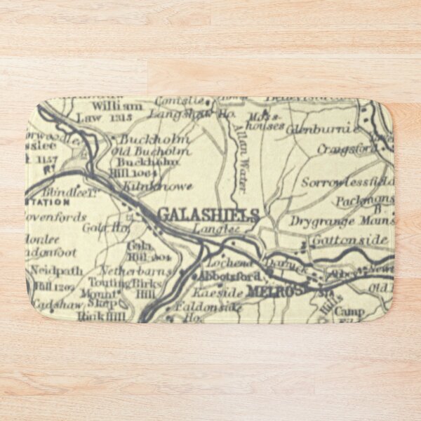 Item preview, GALASHIELS & surrounding area map, 1898 designed and sold by yourscotborders.