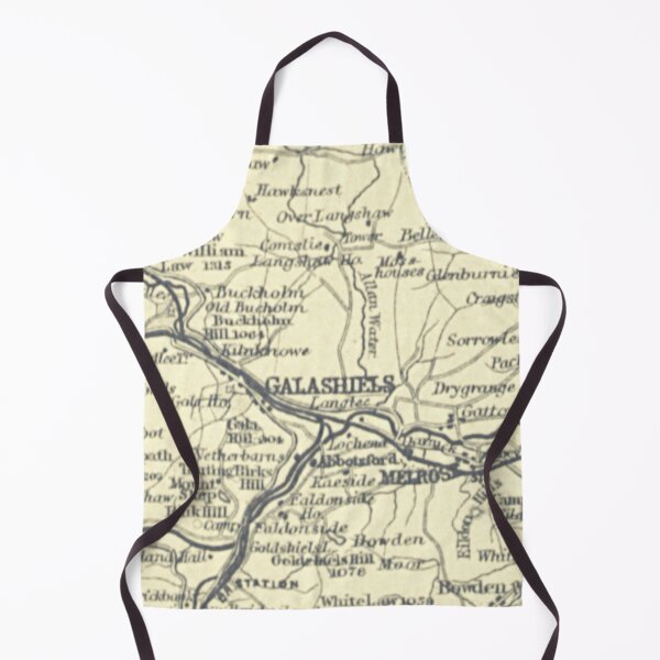 Item preview, GALASHIELS & surrounding area map, 1898 designed and sold by yourscotborders.