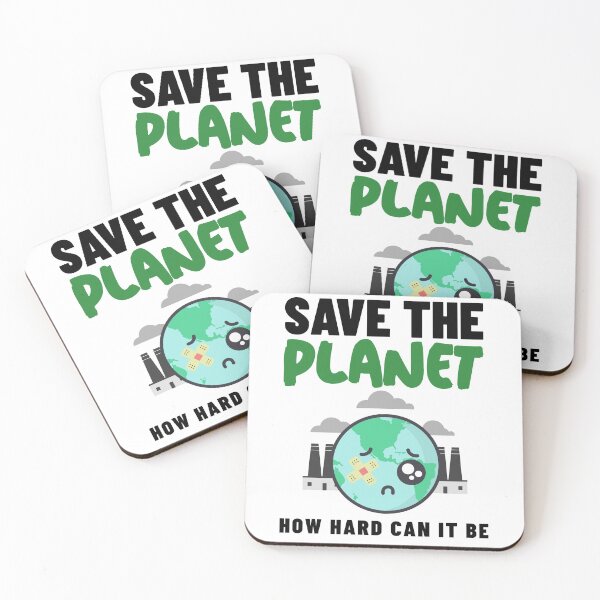 Item preview, How Hard Can It Be - Save The Planet designed and sold by Clothing-Guru.