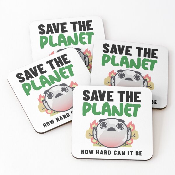 Item preview, How Hard Can It Be - Save The Planet designed and sold by Clothing-Guru.