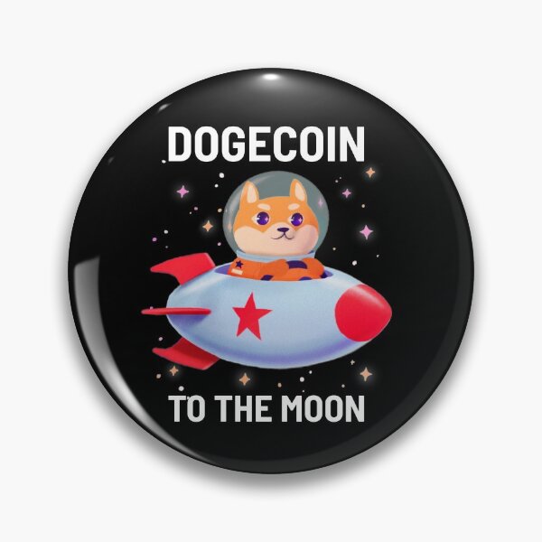 Item preview, Dogecoin To The Moon, Funny Dogecoin Crypto Meme Cute Dogecoin designed and sold by jacks-tees.