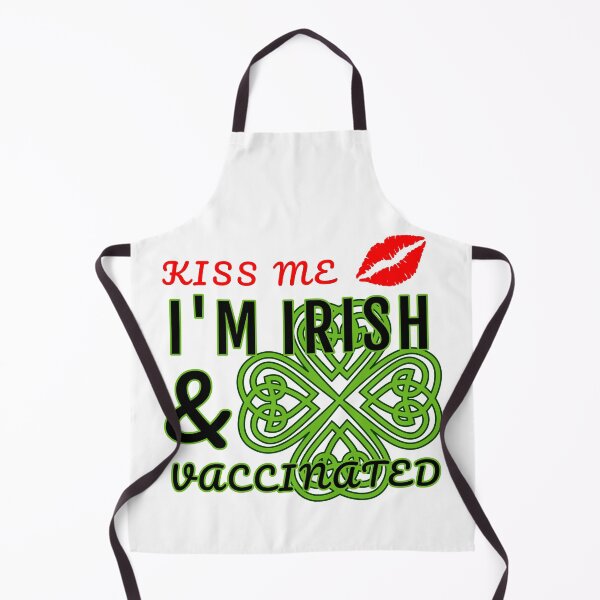 Item preview, Kiss Me I'm Irish and Vaccinated - Celtic designed and sold by TKsTees.