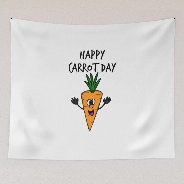 Item preview, Happy Carrot Day Cute Doodle designed and sold by doodlerob.