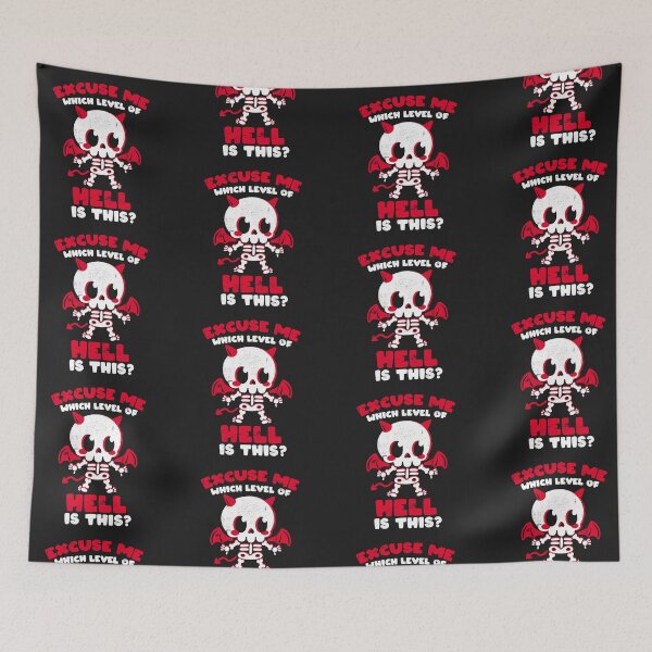 Item preview, Hell is here designed and sold by NemiMakeit.