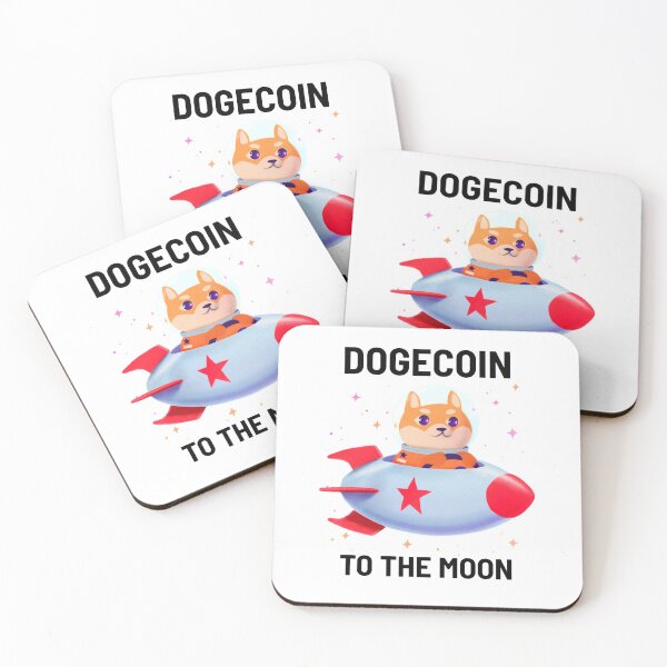 Item preview, Dogecoin To The Moon, Funny Dogecoin Crypto Meme Cute Dogecoin designed and sold by jacks-tees.