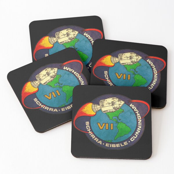 Aperçu de l'œuvre logo Apollo 7 vintage créée et vendue par trendistudio.