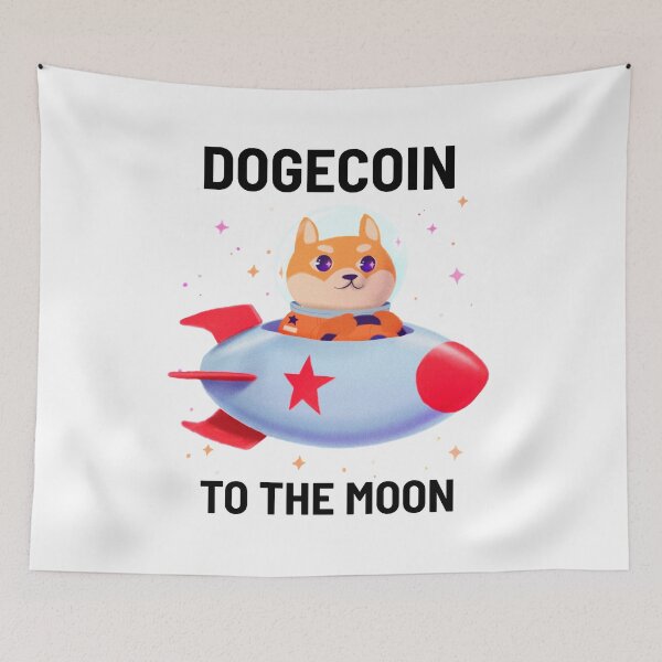 Artikelvorschau, Dogecoin zum Mond, lustiges Dogecoin Crypto Meme Nettes Dogecoin entworfen und verkauft von jacks-tees.