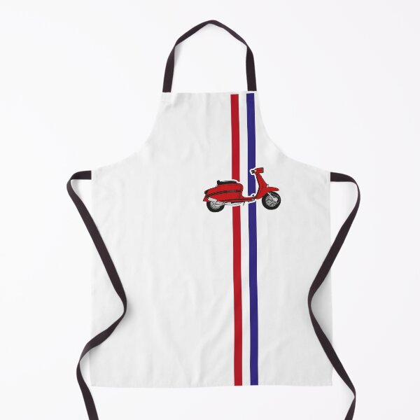 Item preview, Lambretta Scooter with classic retro mod 60s stripes for scooterists designed and sold by peterpaz.
