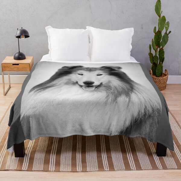 Item preview, Rough Collie dog - BW Vintage - D58 designed and sold by DecoVintage.