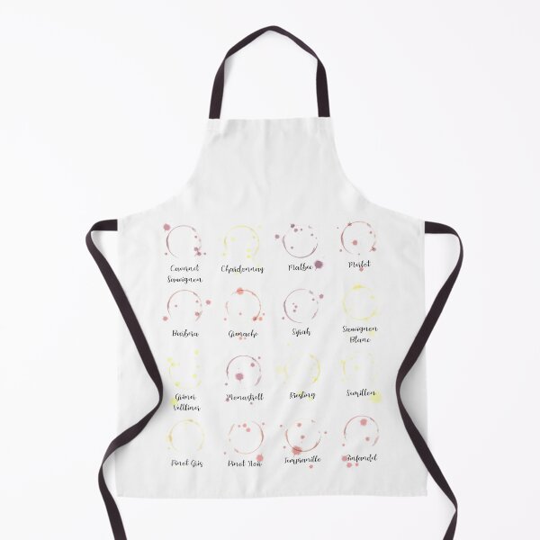 Wine, flavor and pleasure stains Apron