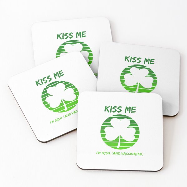 Item preview, Kiss Me I'm Irish And Vaccinated St. Patrick's Day  designed and sold by BELASKRI STORE.
