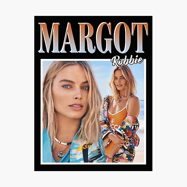 Margot Robbie T-Shirt Photographic Print