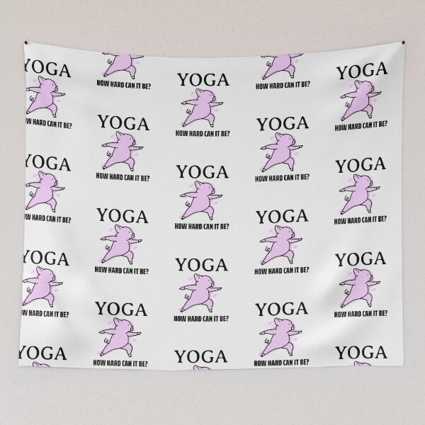 Item preview, How Hard Can It Be - Yoga Pig designed and sold by Clothing-Guru.