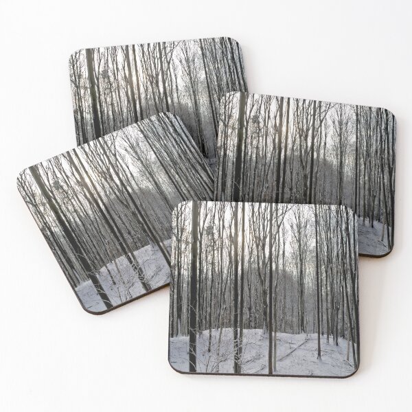Item preview, Sunset in the winter forest II designed and sold by frankuffmann.