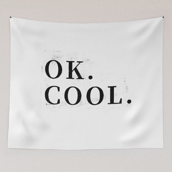 Item preview, "Ok. Cool." Lettering hand lettering designed and sold by gamboling.