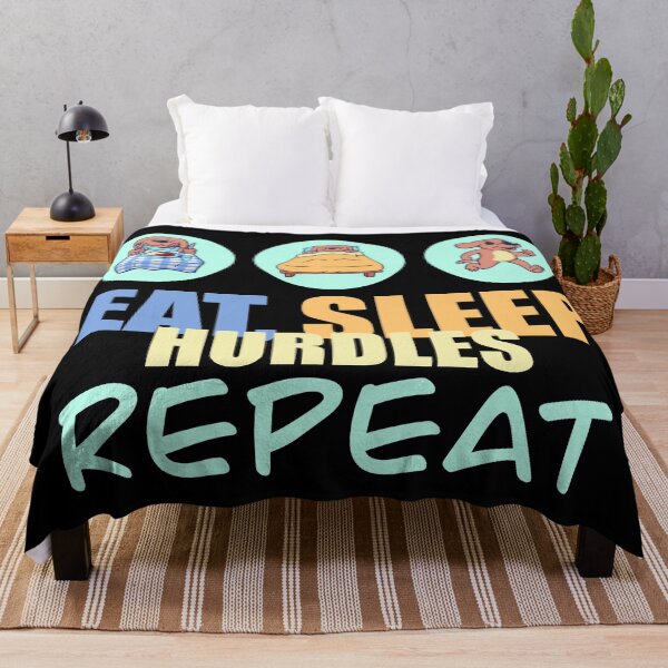 Item preview, Eat, Sleep, Hurdles, Repeat - Dog Version designed and sold by Animal Gifts For Animal Lovers.