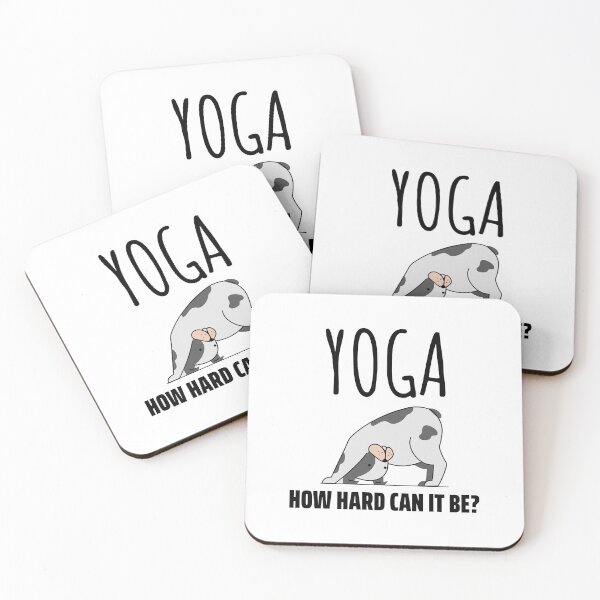 Item preview, How Hard Can It Be - Yoga Dog designed and sold by Clothing-Guru.