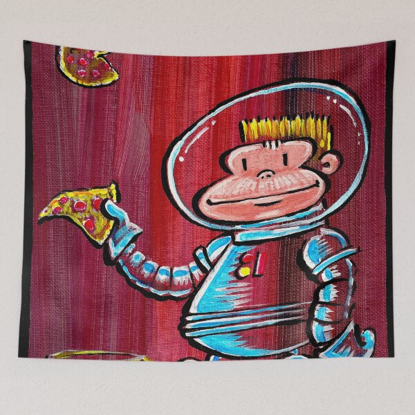 Item preview, Space Ape with Pizza designed and sold by Walter Moore.