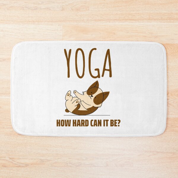 Item preview, How Hard Can It Be - Yoga Dog designed and sold by Clothing-Guru.