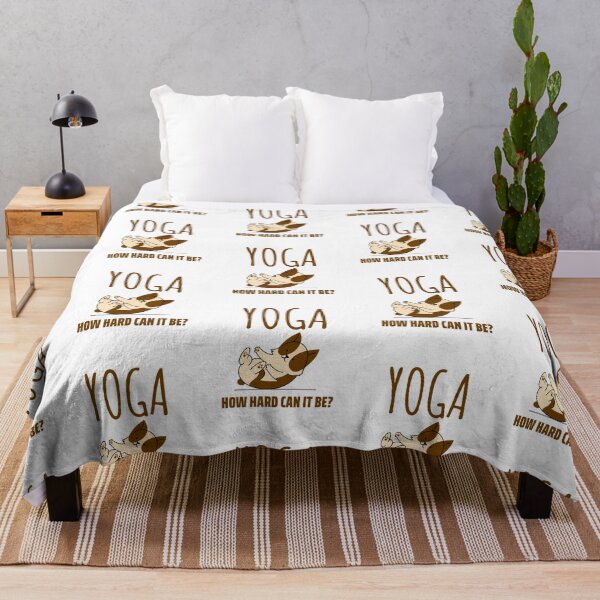Item preview, How Hard Can It Be - Yoga Dog designed and sold by Clothing-Guru.