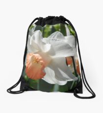 Two-tone Daffodils Drawstring Bag
