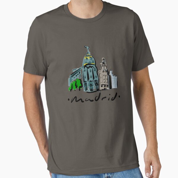 Diseño de logotipo Madrid | Gran Vía | España Camiseta esencial