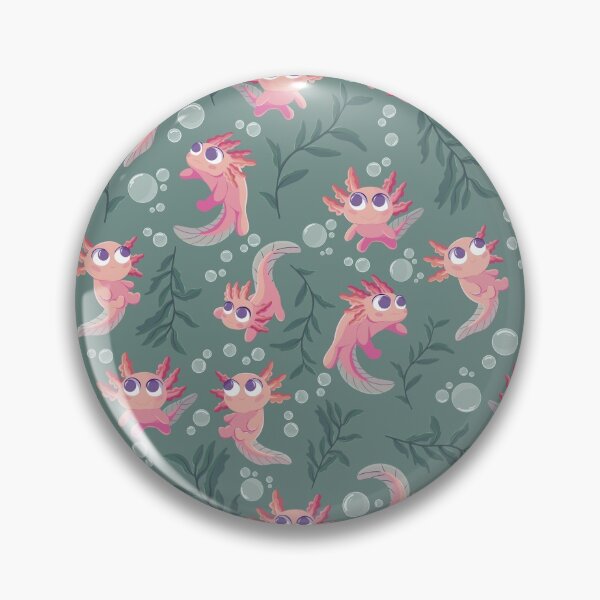Item preview, Axolotls Pattern designed and sold by Flynnsdrawings.