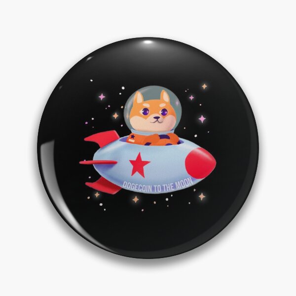 Item preview, Dogecoin To The Moon, Cute Dogecoin Funny Crypto Meme designed and sold by jacks-tees.
