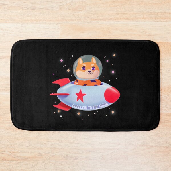 Item preview, Dogecoin To The Moon, Cute Dogecoin Funny Crypto Meme designed and sold by jacks-tees.